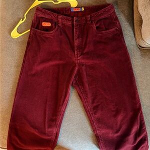 Empyre Dark Red Corduroy Men's Pants